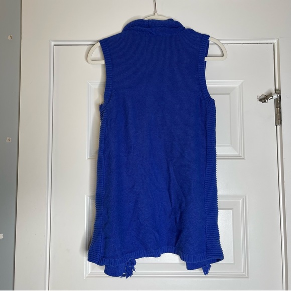 Lilly Pulitzer Abbott Cotton Sweater Vest in Bomber Blue - Picture 6 of 10